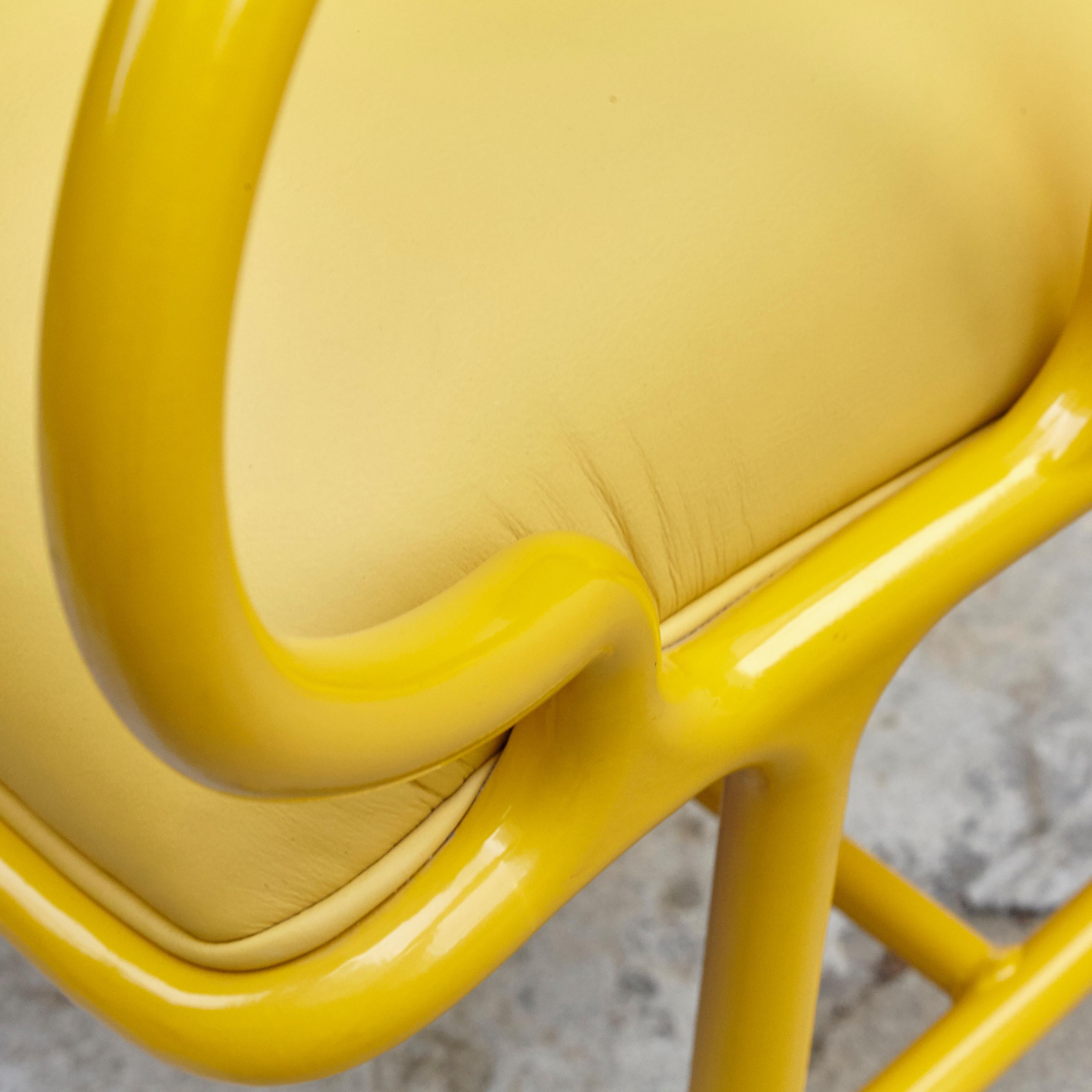 Jaime Hayon Contemporary Yellow Gardenias Indoor Armchair with Pergola by BD 3