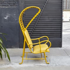 Jaime Hayon Contemporary Yellow Gardenias Indoor Armchair with Pergola by BD
