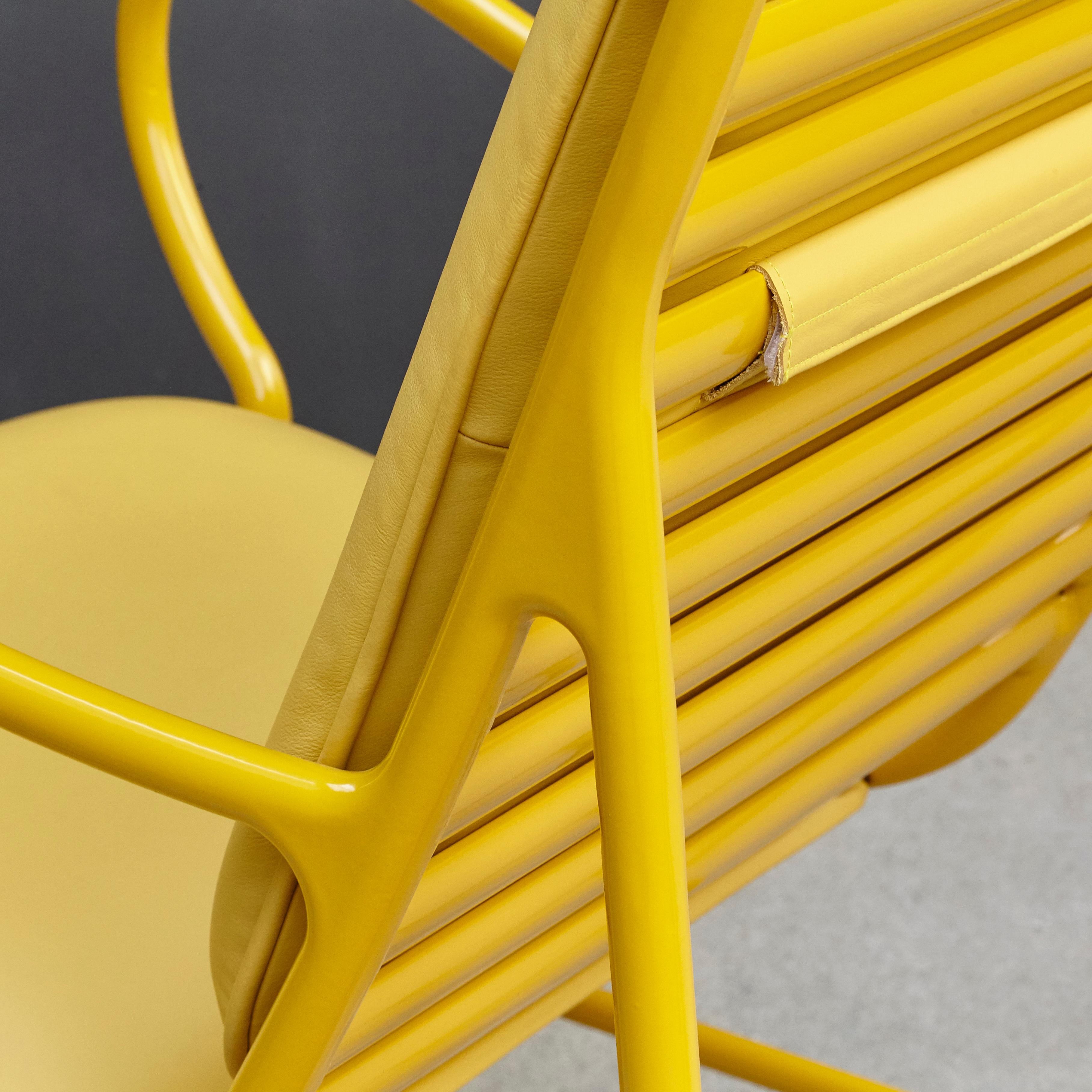 Jaime Hayon Contemporary Yellow Gardenias Indoor Armchair with Pergola by BD 2