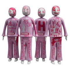 Jaime Hayon Designer Toys — Set of 4 Unique Hand-Decorated “Onion” Figures