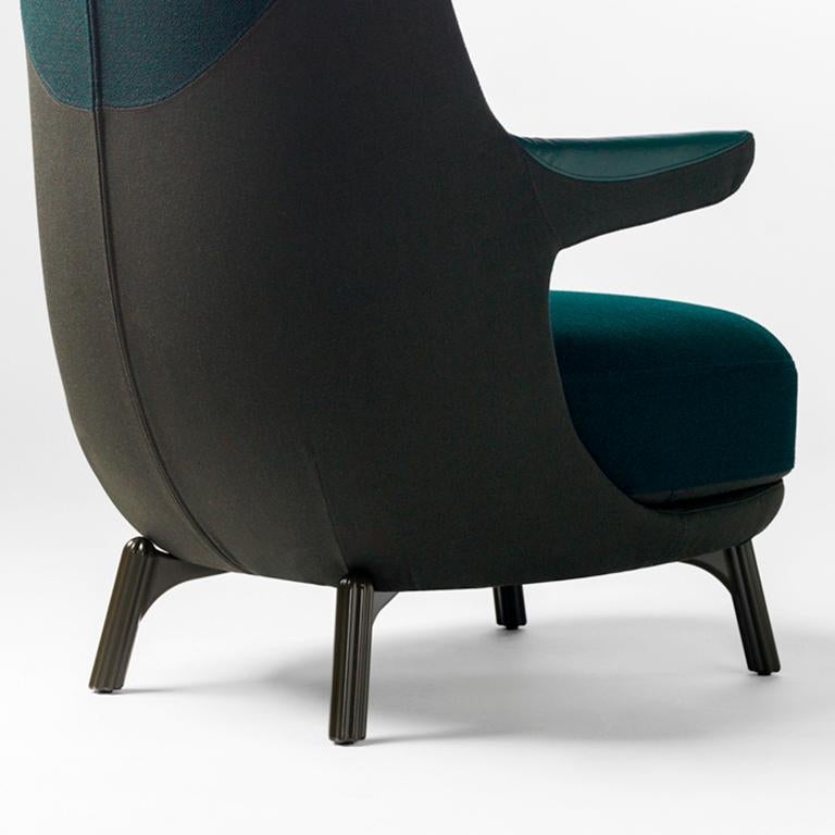 Aluminum Jaime Hayon, Dino Armchair Contemporary Green Hayon Edition Upholstery For Sale
