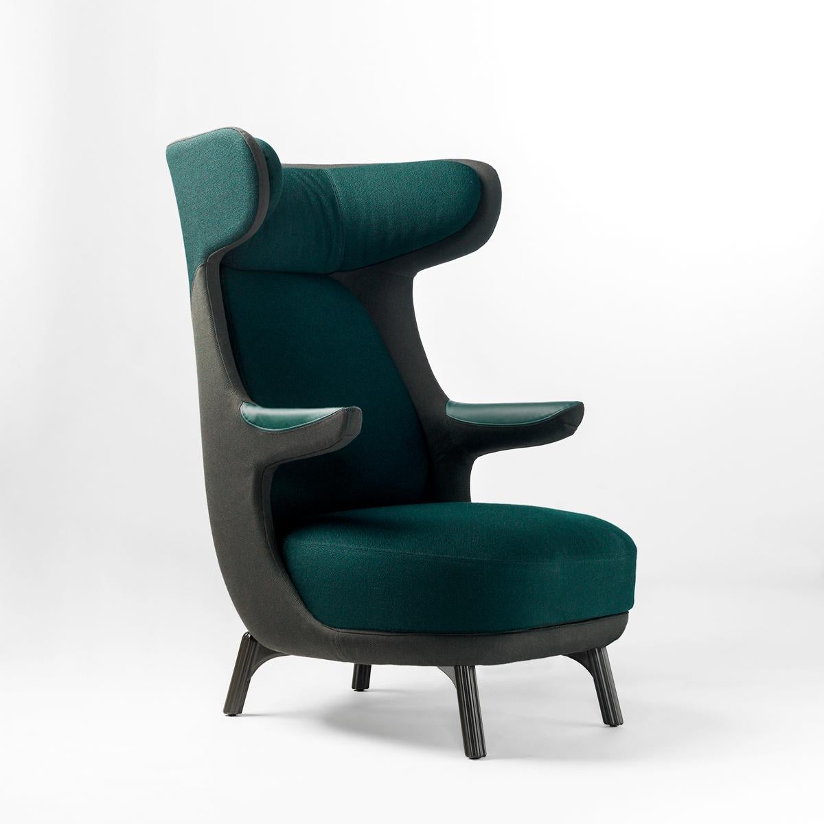 Jaime Hayon, Dino Armchair Contemporary Green Hayon Edition Upholstery For Sale 1