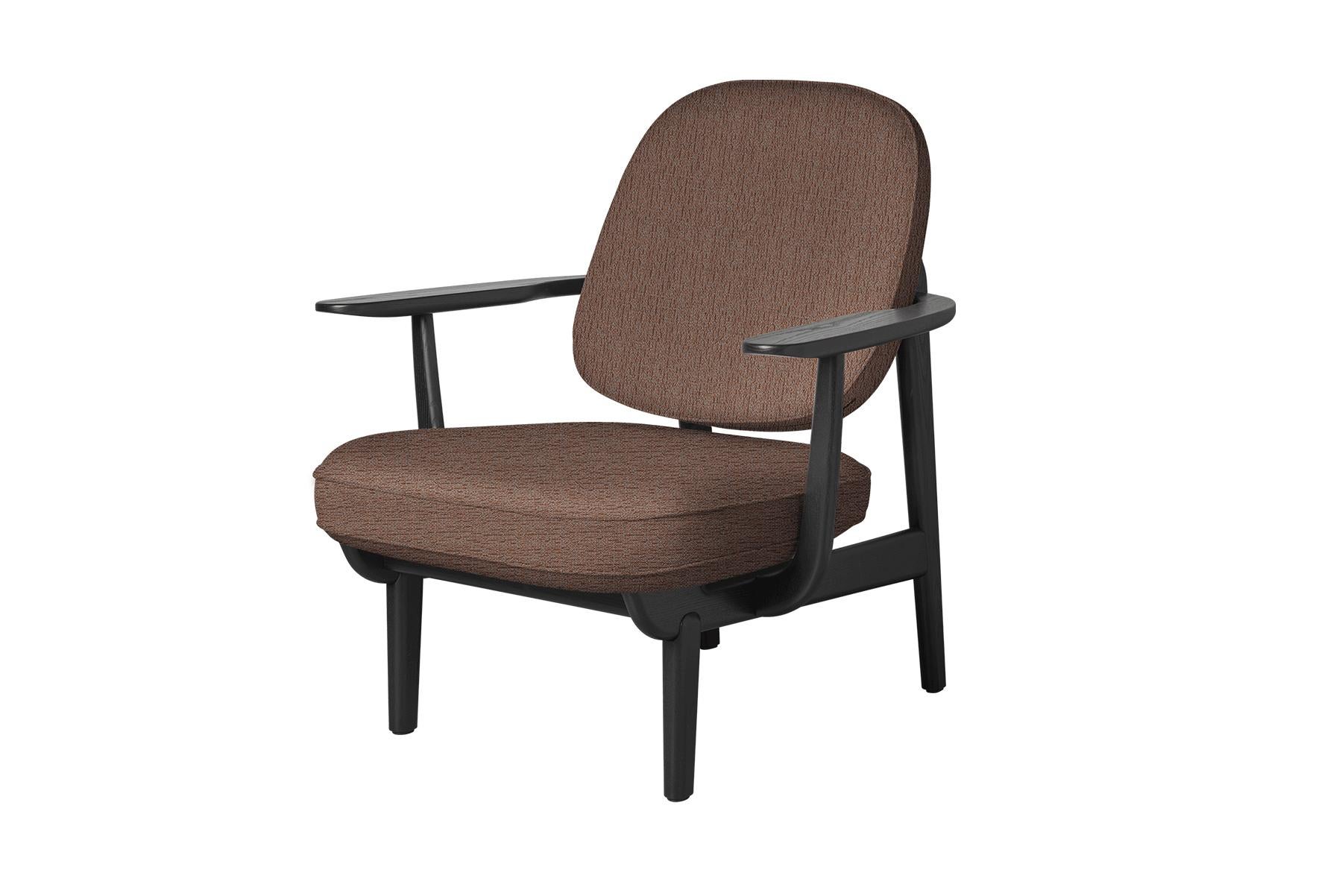 Jaime Hayon Fred Blackstained Lounge Chair, Oak For Sale 14