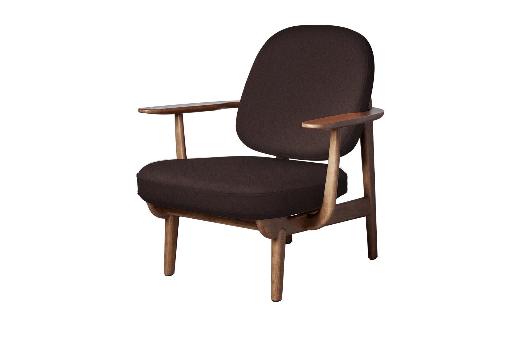 Jaime Hayon Fred Lounge Chair, Walnut Oak For Sale 5