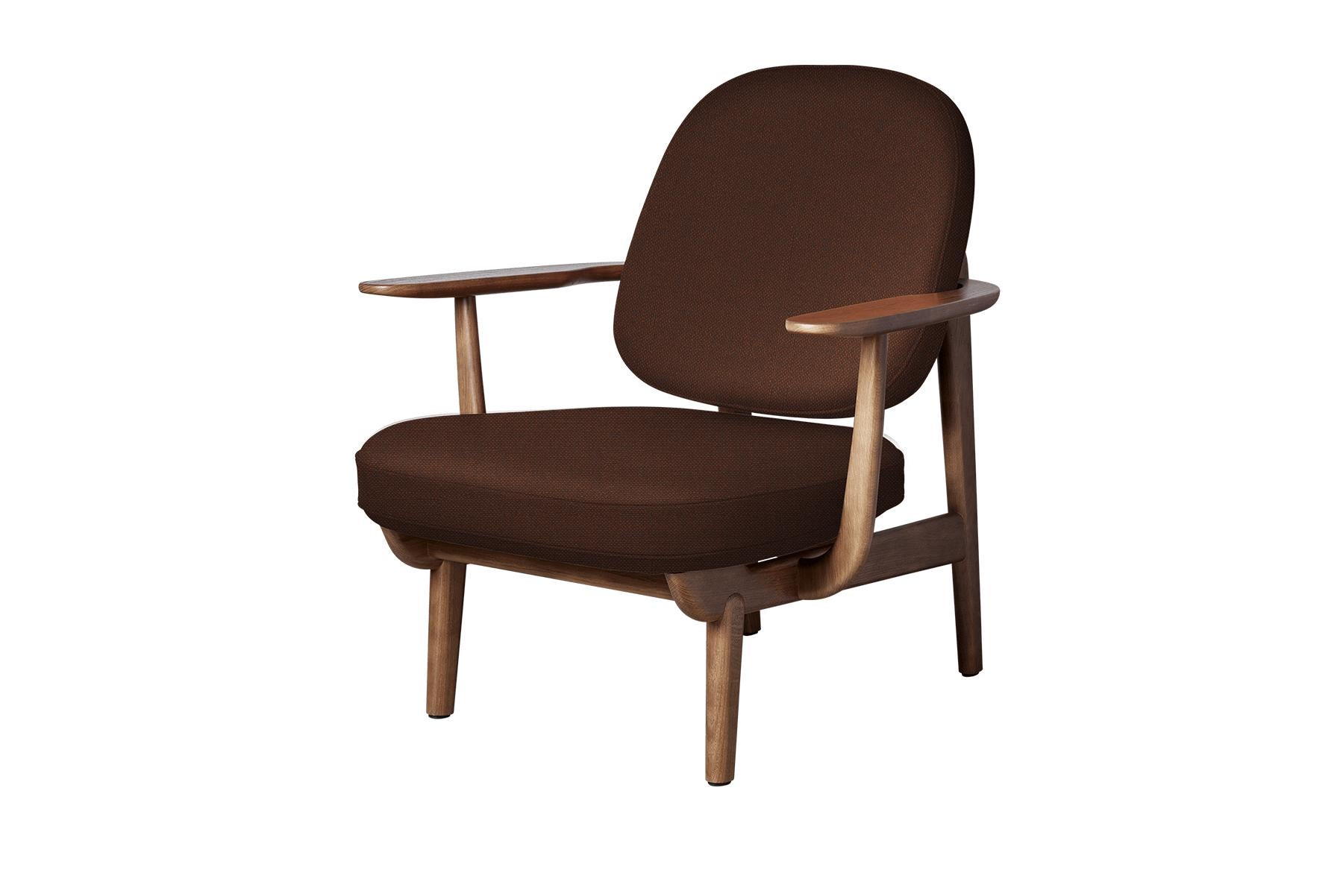 Jaime Hayon Fred Lounge Chair, Walnut Oak For Sale 6