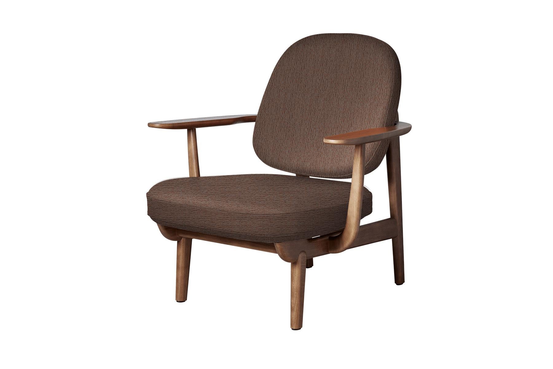 Jaime Hayon Fred Lounge Chair, Walnut Oak For Sale 8