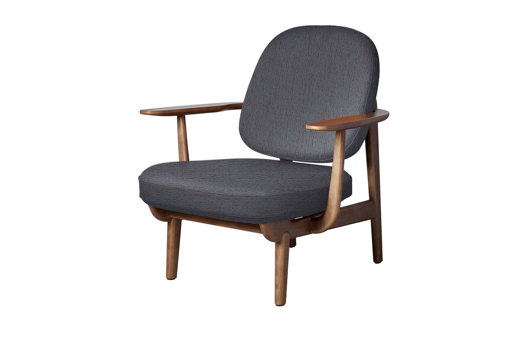 Jaime Hayon Fred Lounge Chair, Walnut Oak For Sale 1