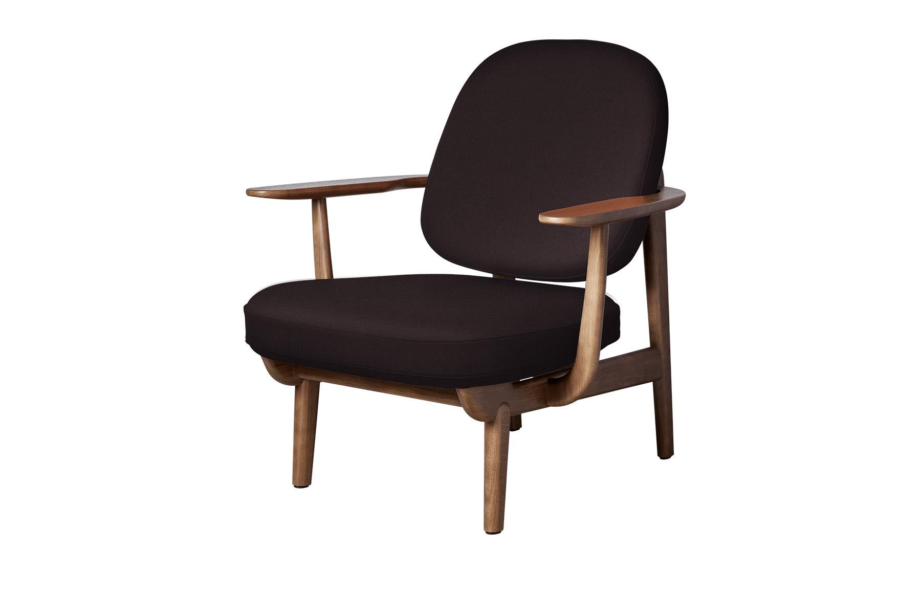 Jaime Hayon Fred Lounge Chair, Walnut Oak For Sale 2