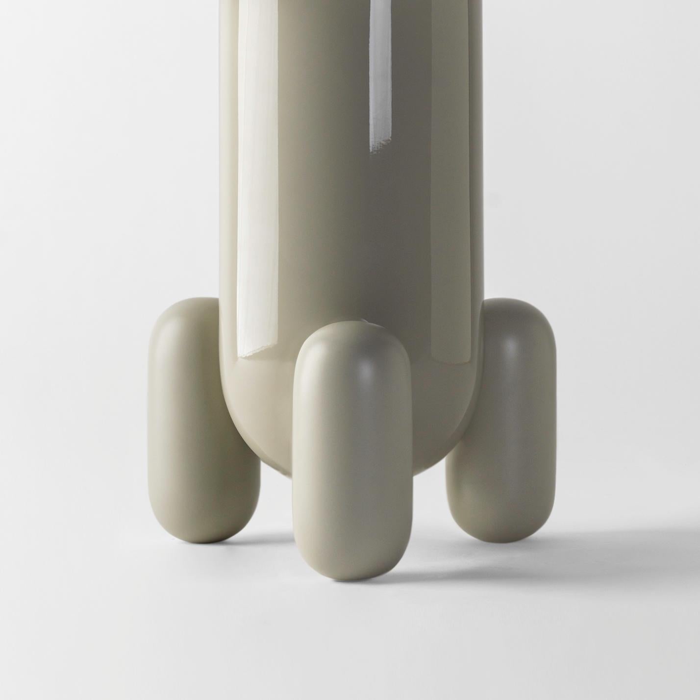 Lacquered Jaime Hayon Light Grey Explorer #01 Table by BD Barcelona
