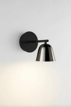 Jaime Hayon Lighto A Aplique De Parachilna Negro Mate-Cromo Negro Copa