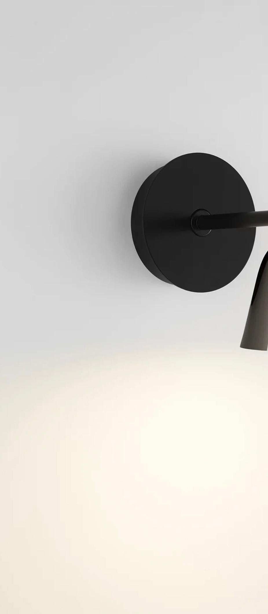 Jaime Hayon Lighto A Aplique De Parachilna Negro Mate-Cromo Negro Copa en Nuevo estado para la venta en Barcelona, Barcelona