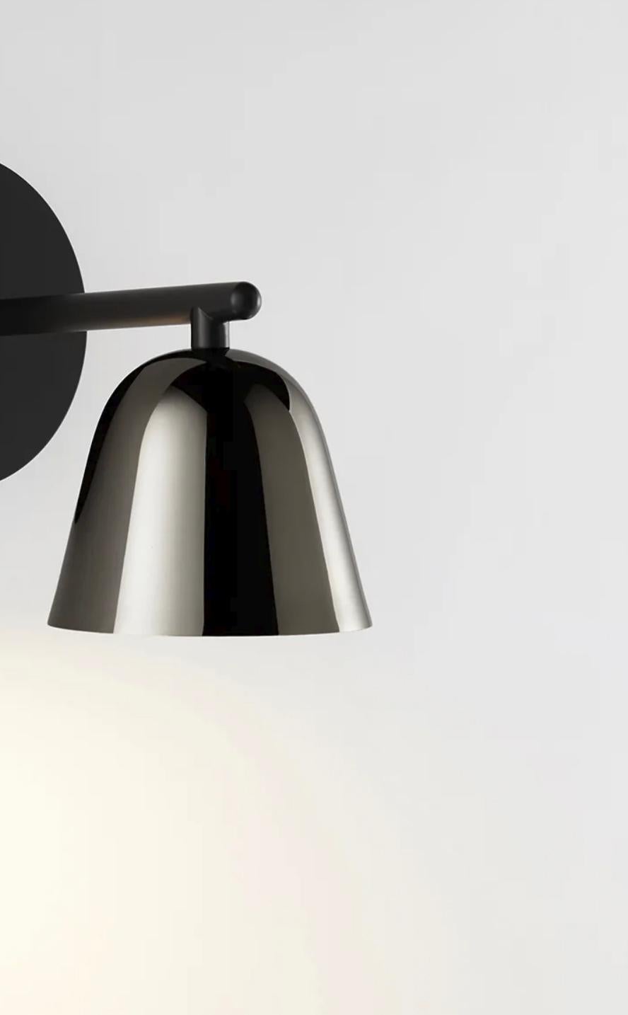 Jaime Hayon Lighto A Aplique De Parachilna Negro Mate-Cromo Negro Copa Siglo XXI y contemporáneo en venta