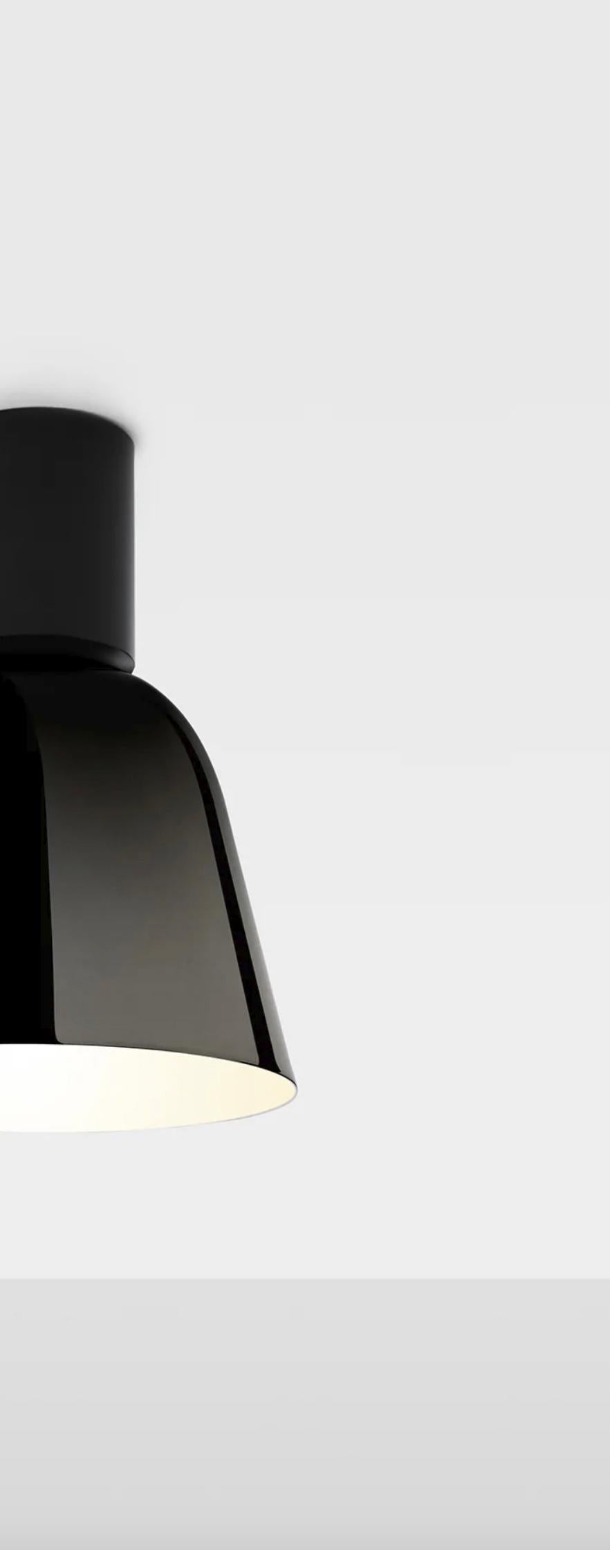 Acier Jaime Hayon Lighto C Gr Black Matte-Black Chrome Celling Lamp For Parachilna en vente