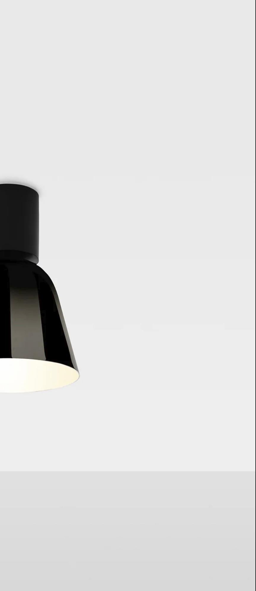 Jaime Hayon Lighto C Pe Negro Mate-Negro Cromo Lámpara De Techo Para Parachilna Acero en venta