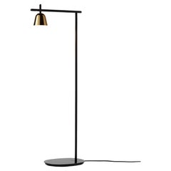 Jaime Hayon Lighto P Floor Black Matte- Golden Glossy Cup Lamp For Parachilna