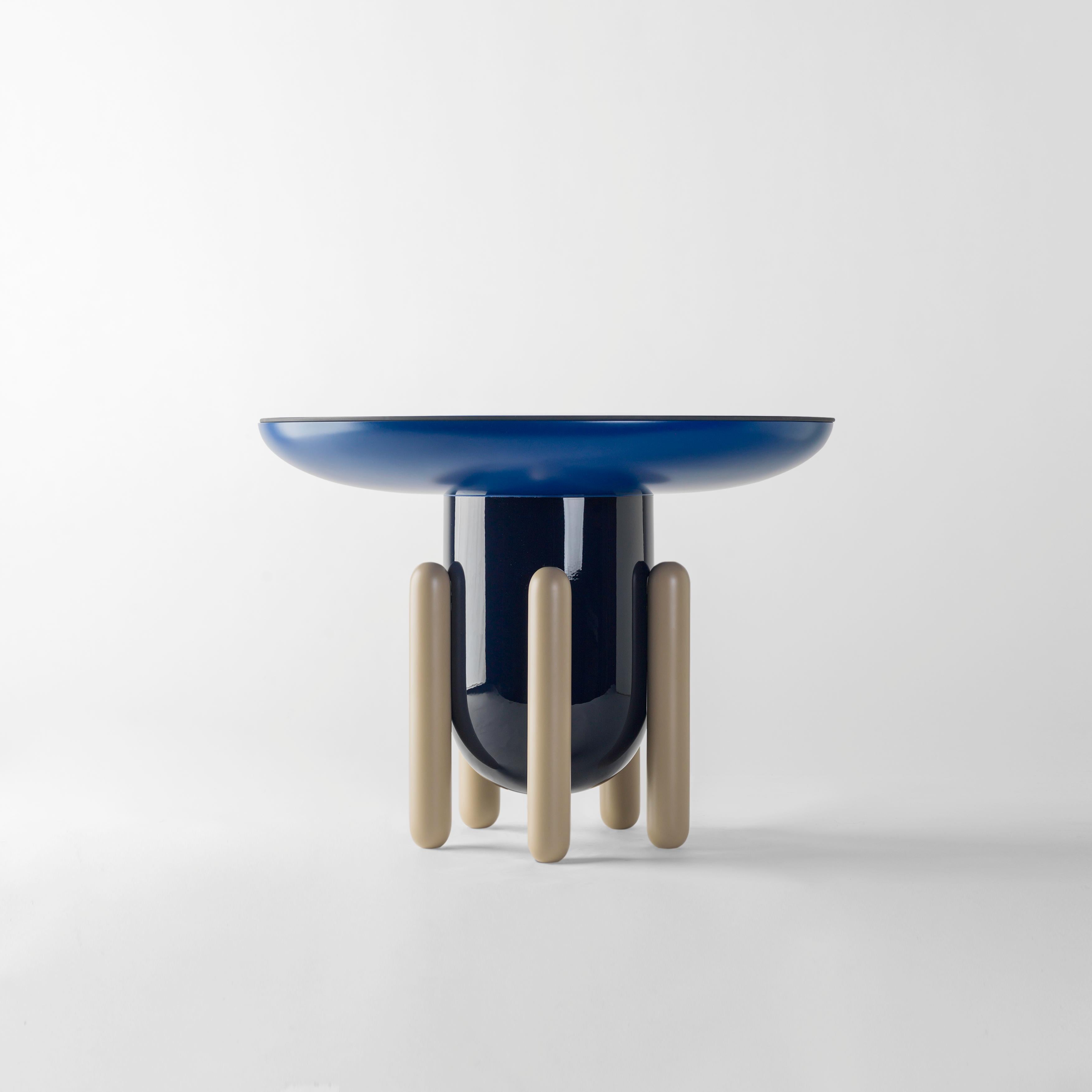 Contemporary Jaime Hayon Multi-Color Blue Explorer #02 Table by BD Barcelona For Sale
