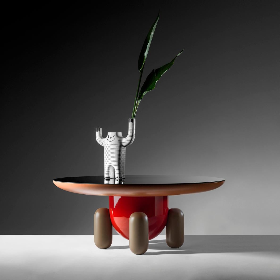 Wood Jaime Hayon Multi-Color Explorer #03 Table by BD Barcelona