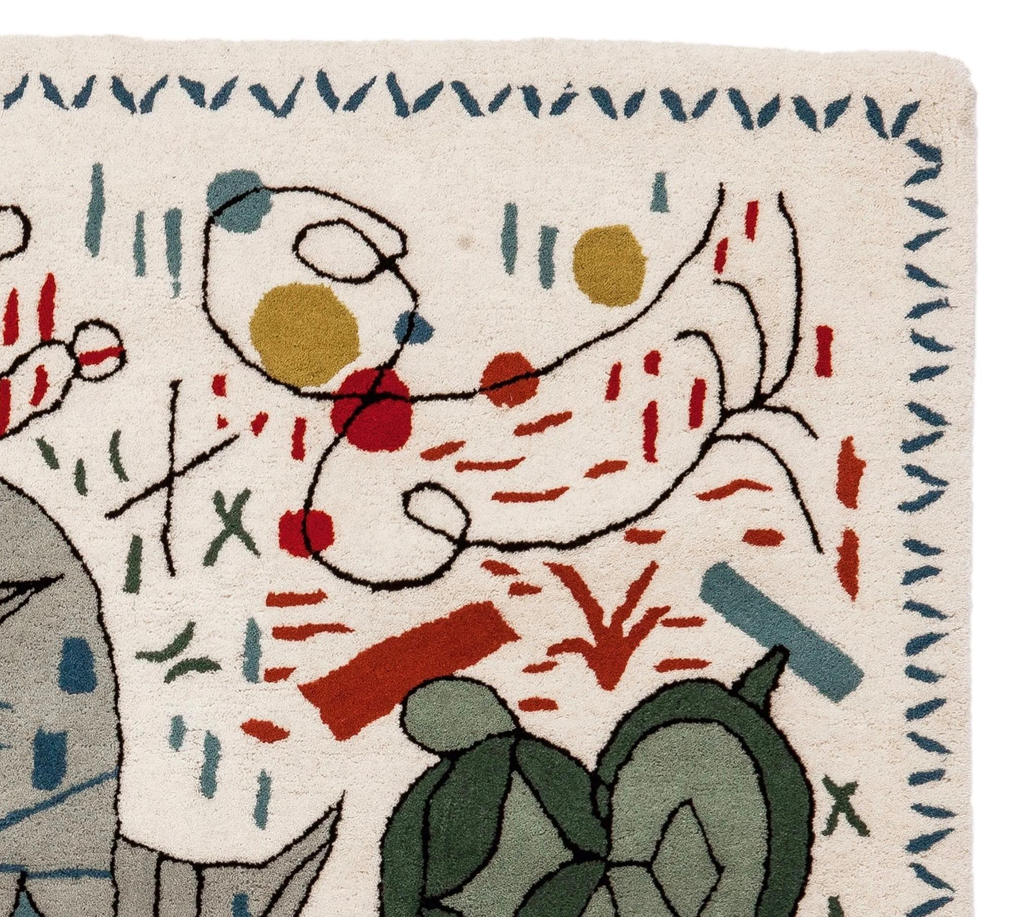 Mid-Century Modern Jaime Hayon & Nani Marquina 'Nani x Hayon' Wall Tapestry For Sale