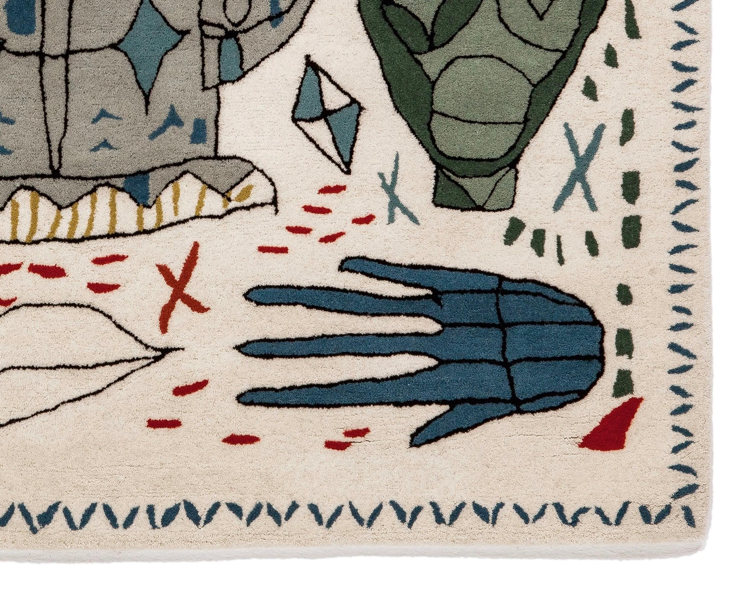 Hand-Crafted Jaime Hayon & Nani Marquina 'Nani x Hayon' Wall Tapestry