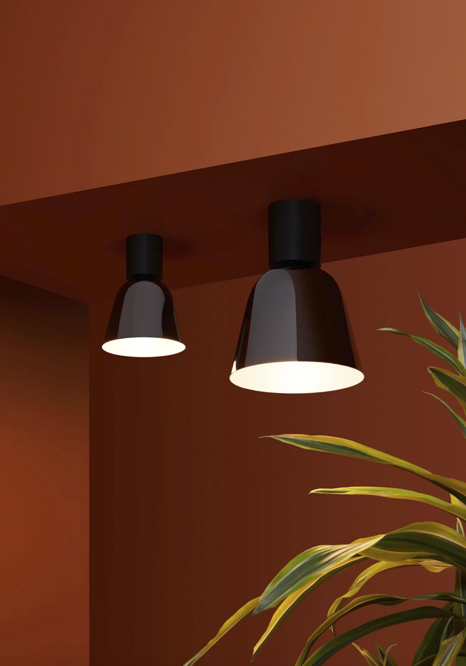 Jaime Hayon Set of Two Lighto C Gr and Lighto C Pe Celling Lamp For Parachilna 

This is a skinny yet characteristic collection. So simple yet so unique, with stunning finishes.

Product Details
Steel structure

Ceiling lamp. Structure in black matt