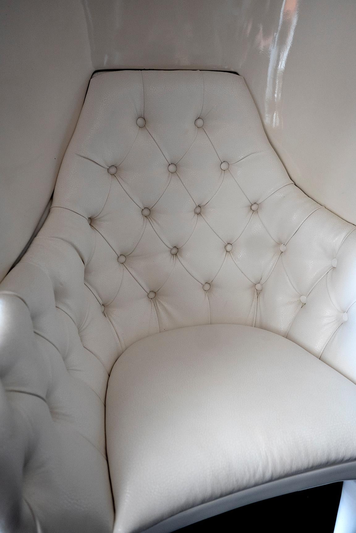 Contemporary Jaime Hayon Showtime Armchair White Lacquered with Cover For Sale