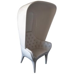 Jaime Hayon Showtime Armchair White Lacquered with Cover