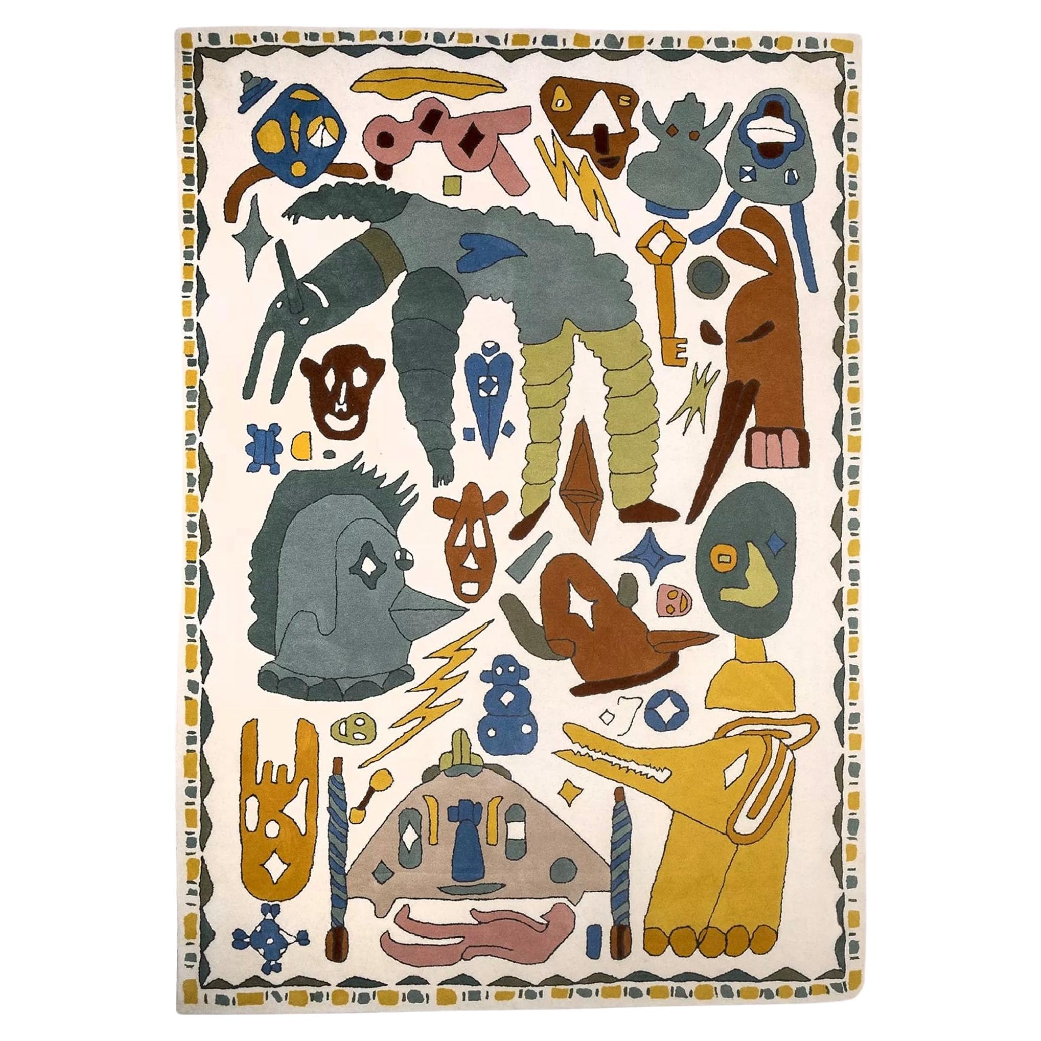 Jaime Hayon 'Troupe' Hand-Tufted Rug for Nanimarquina, 200x300cm