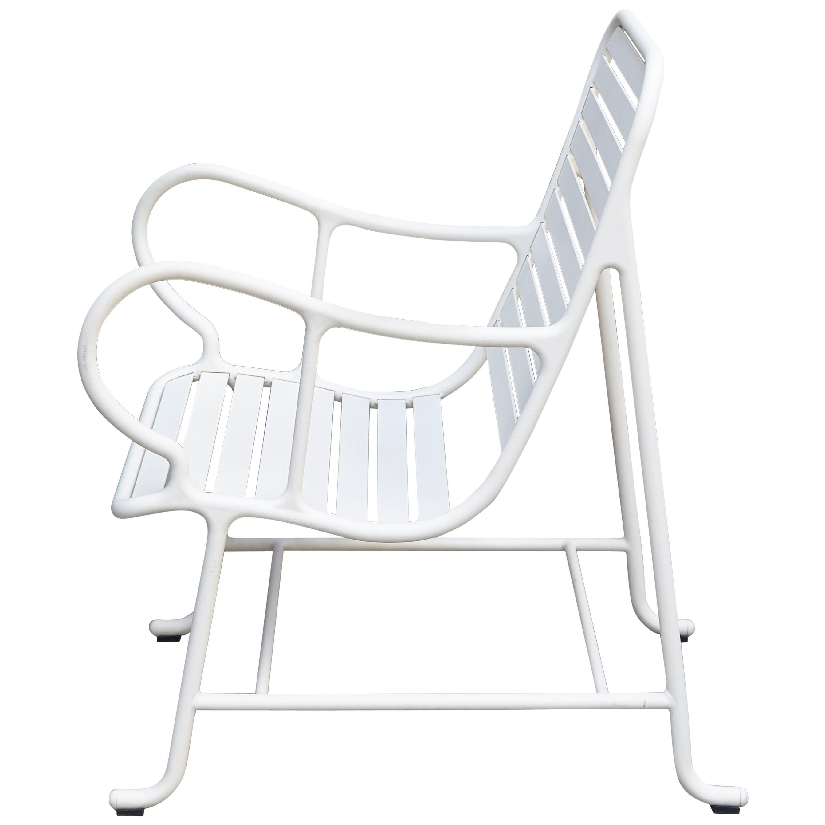 Jaime Hayon White Gardenias Outdoor Armchair for Bd For Sale