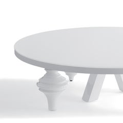 Jaime Hayon White Rounded Multileg White Low Table by BD Barcelona