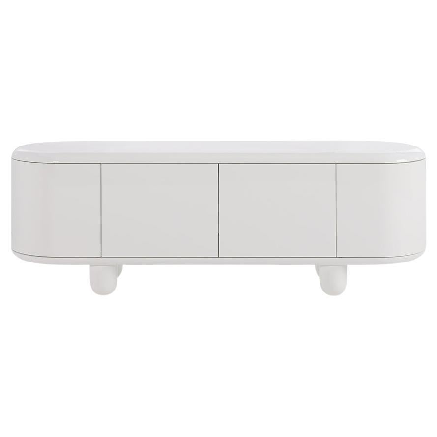 Jaime Hayon
s Explorer Cabinet: Modern White High Gloss Lacquer Design, 2023