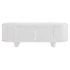 Jaime Hayon
s Explorer Cabinet: Modern White High Gloss Lacquer Design, 2023