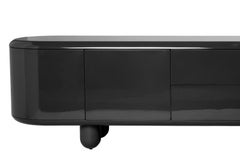 Jaime Hayon's Explorer Cabinet Small Black High Gloss Lacquer Design, 2023