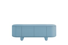 Jaime Hayon's Explorer Cabinet Small Blue High Gloss Lacquer Design, 2023