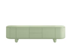 Jaime Hayon's Explorer Cabinet Small Green High Gloss Lacquer Design, 2023