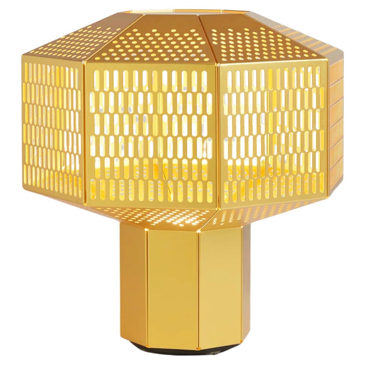 Jaime Hayson Ma-Rock M Golden Table Lamp For Parachilna