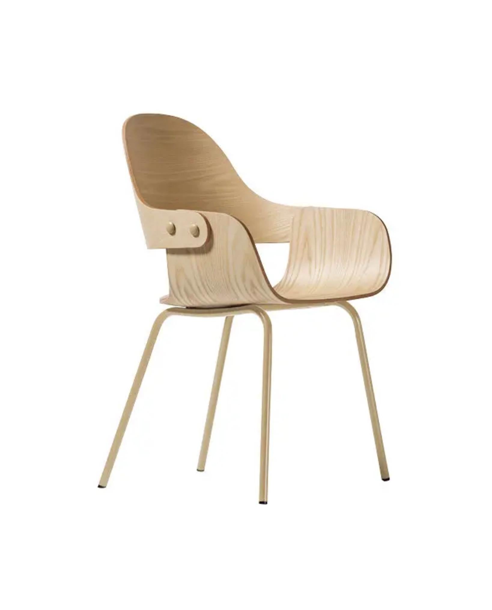 Spanish Jaime Hayson Metal Legs Natural  Showtime Nude Chair For Bd Barcelona For Sale