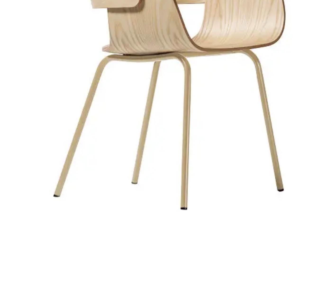 Aluminum Jaime Hayson Metal Legs Natural  Showtime Nude Chair For Bd Barcelona For Sale