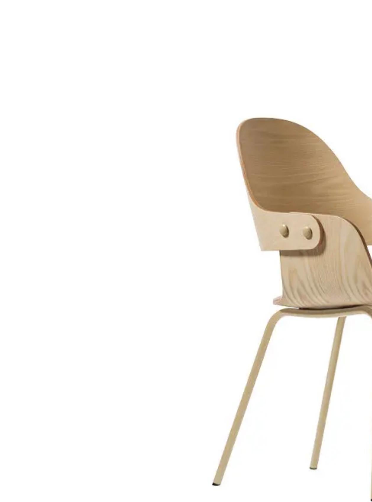 Jaime Hayson Metal Legs Natural  Showtime Nude Chair For Bd Barcelona For Sale 1