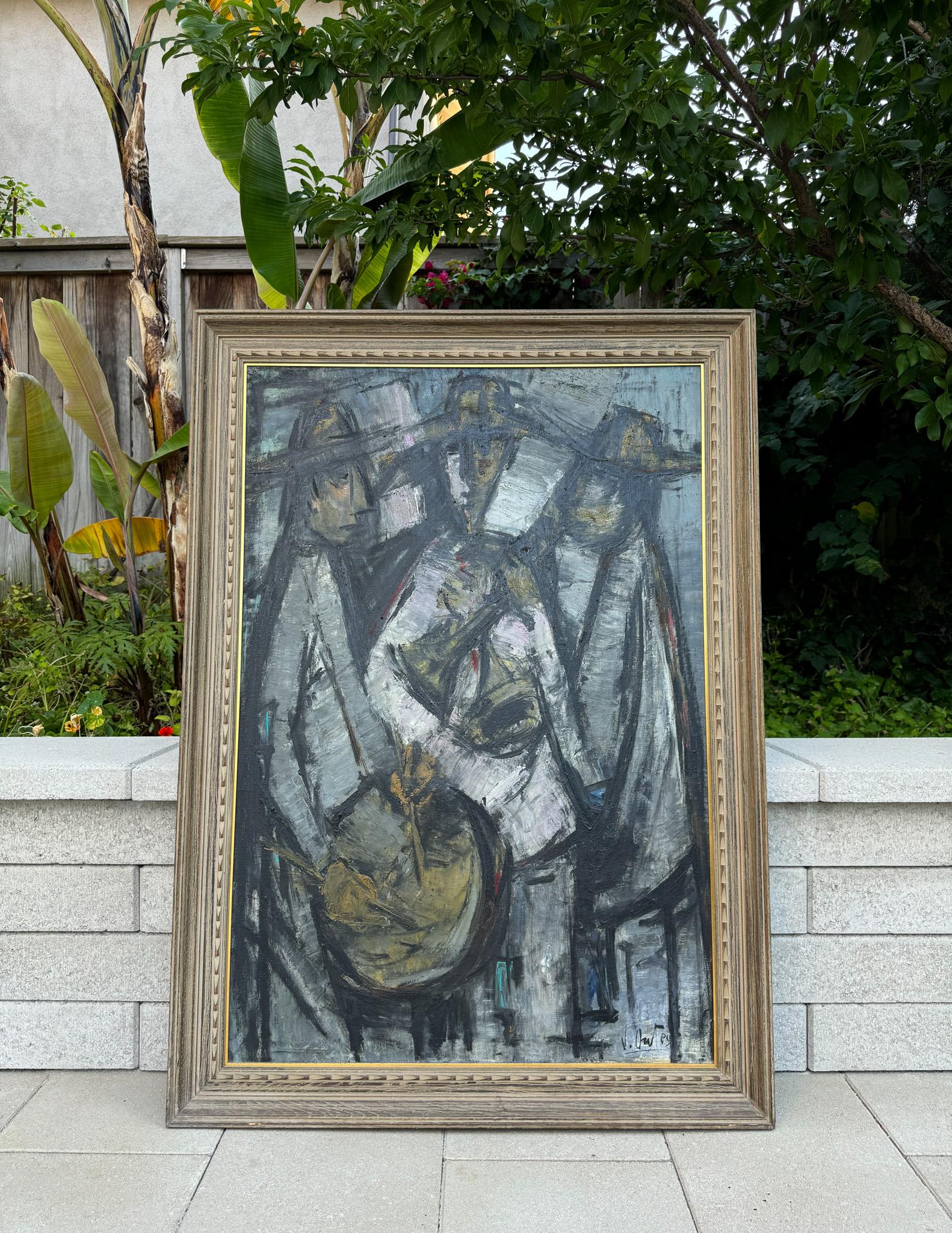Jaime Oates (1912 - 2005)

Jaime Oates Large Musician Painting, Spain / Mexico, c.1965



