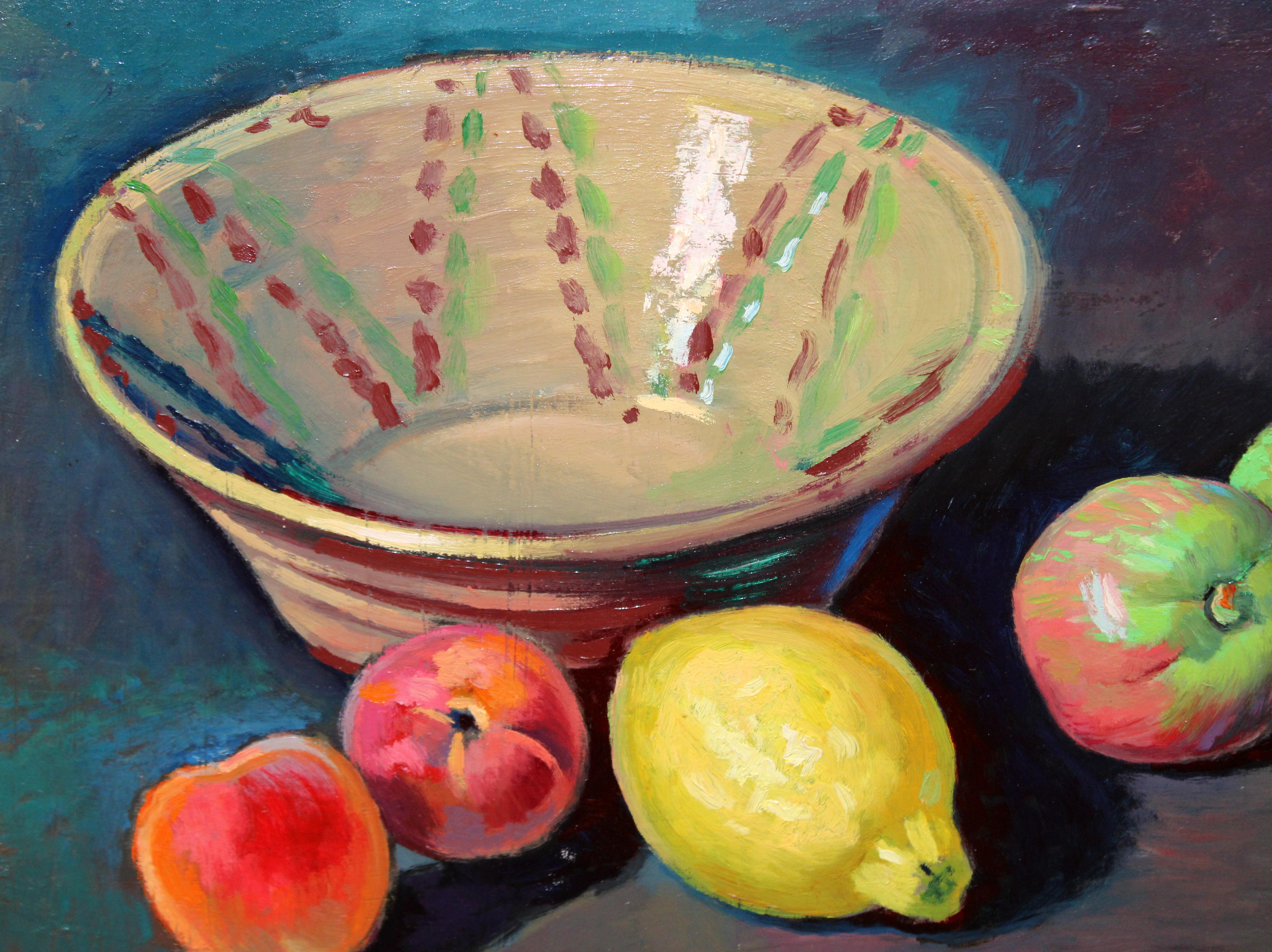 Óleo sobre tela - Bodegón - Año 1971 - Impressionnisme Painting par Jaime Olcina (XX)