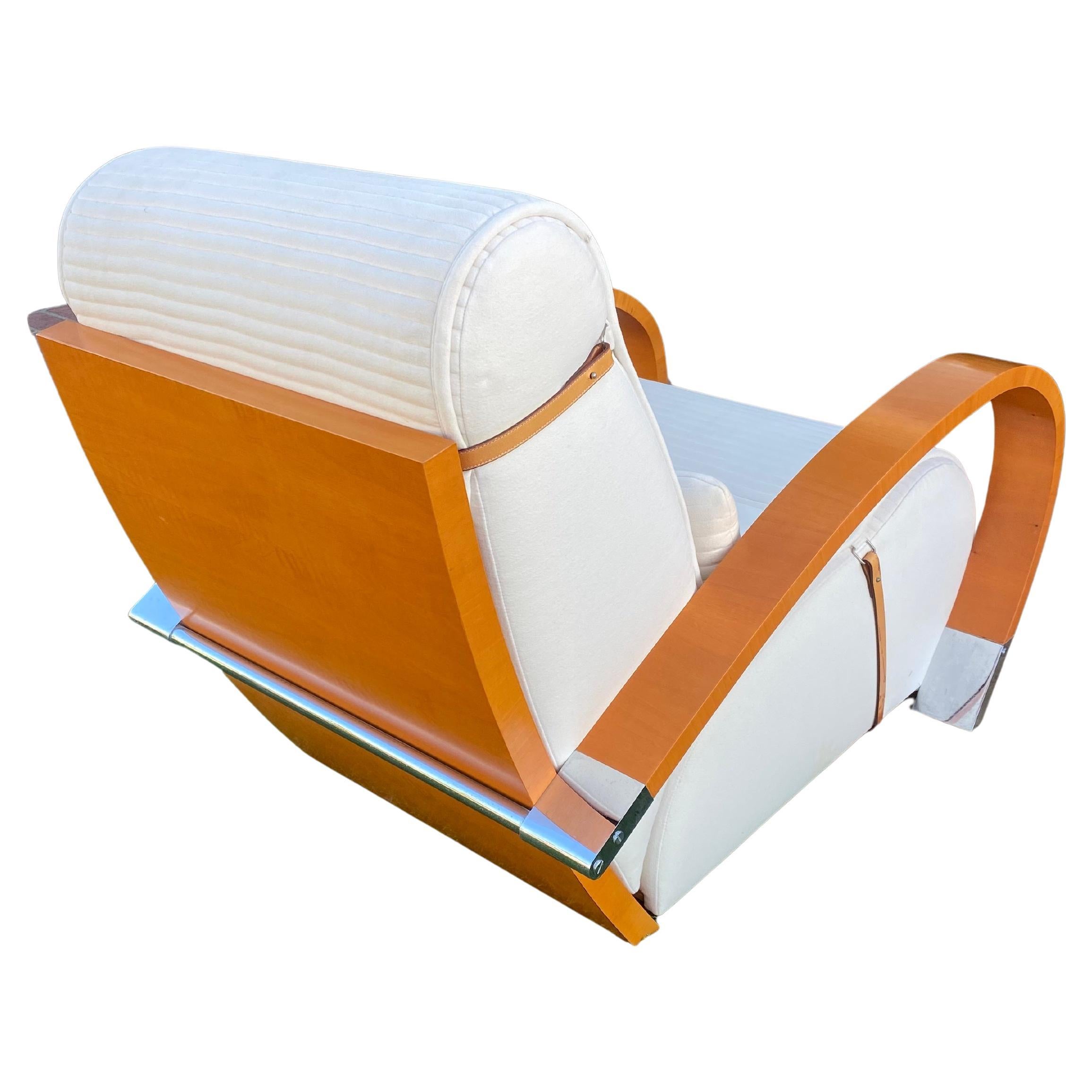 Modern Jaime Tresserra Casablanca Club Chair and Ottoman from Spain