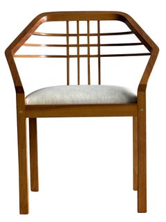 Jaime Tresserra Beistellstühle, gepolstertes Holz, spanisches Design, 1980er Jahre