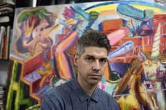 TRIPTYCH: 'MASTERS OF THE UNIVERSE', 2020 Oil on canvas 200 x 150 cm