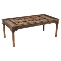 Jaipur Antique Reclaimed Haveli Door Dining Table by House of Jaipur