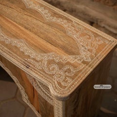 Jaipur Arch Hand-Painted Solid Wood Console Table by House of Jaipur
