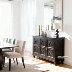 Jaipur Hand-Carved Lattice Sideboard by House of Jaipur