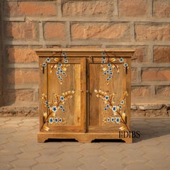 Jaipur Hand-Painted Solid Wood Storage Cabinet by House of Jaipur