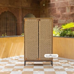 Armoire en jute tissée à la main Jaipur par House of Jaipur