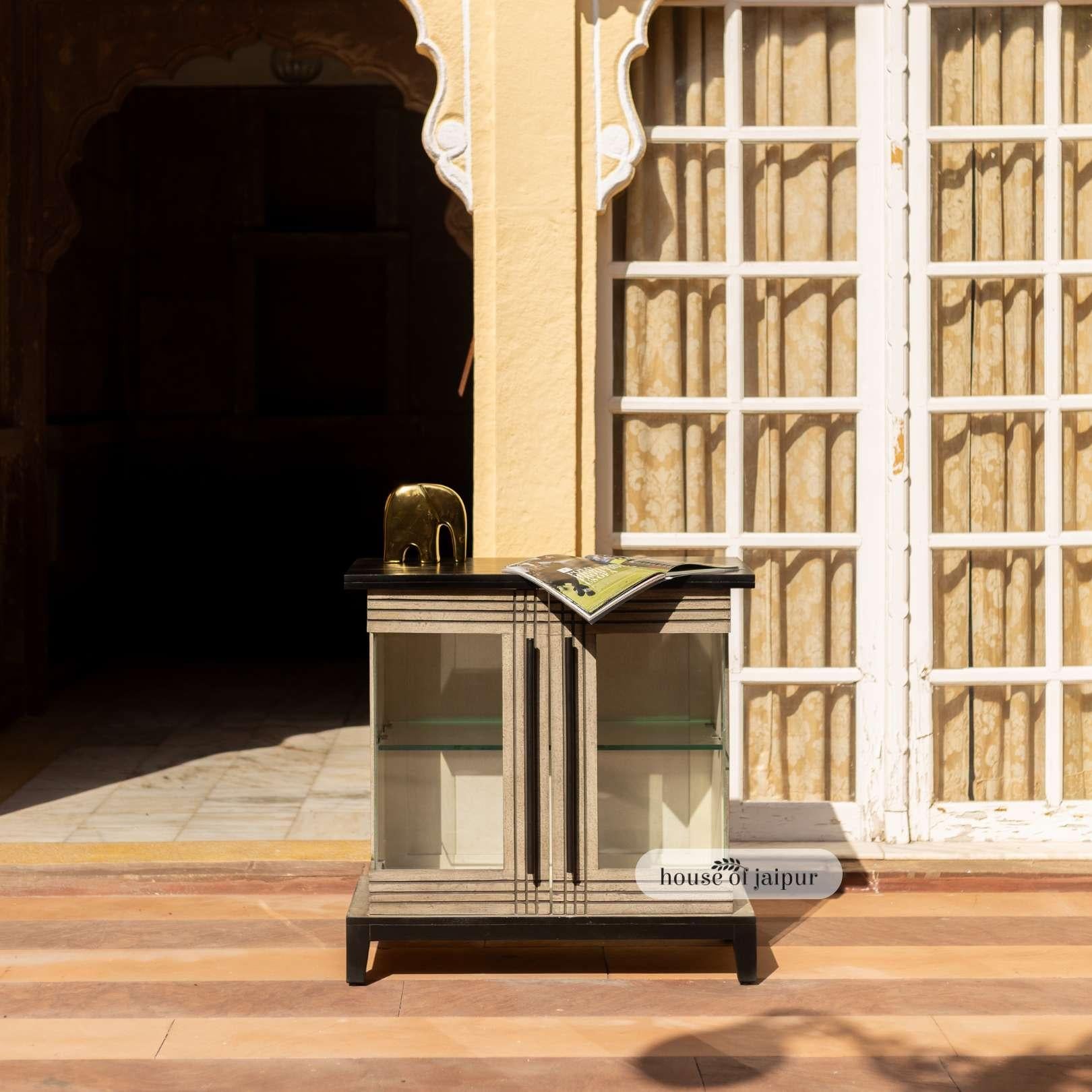 Jaipur Noir Linea Cabinet – From the Linea Collection by House of Jaipur For Sale 1