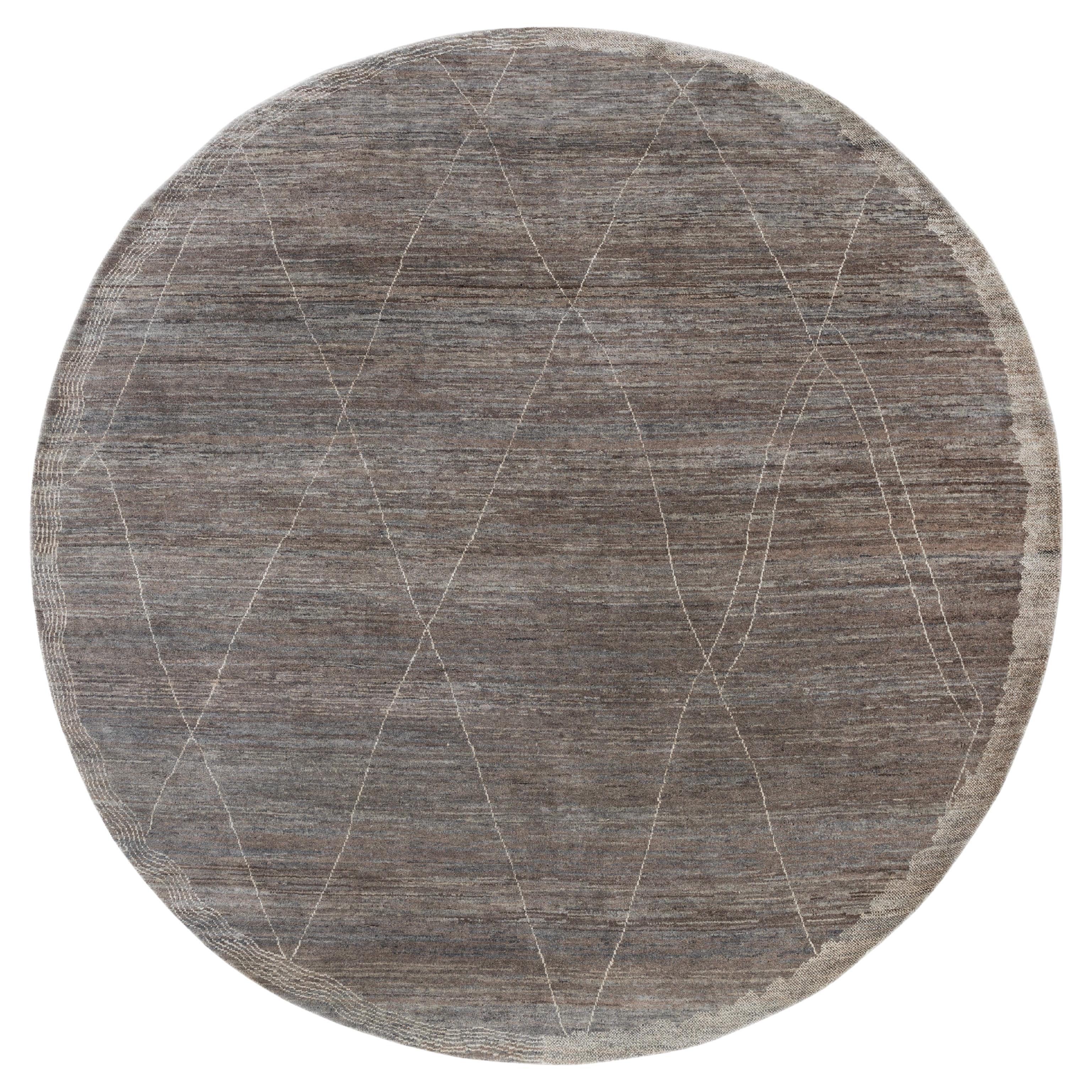 Jaipur Rugs 10X10 Füße handgeknüpfter Teppich Wolle Beige und Braun Moderner Teppich